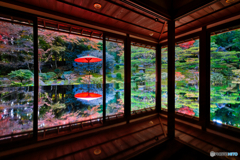 赤いアンブレラ