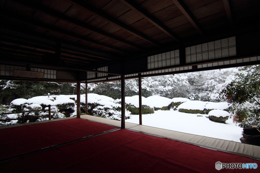 丈山の雪絵巻