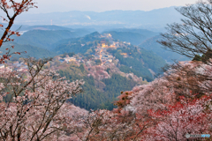 吉野山の朝