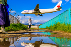 水たまり道２
