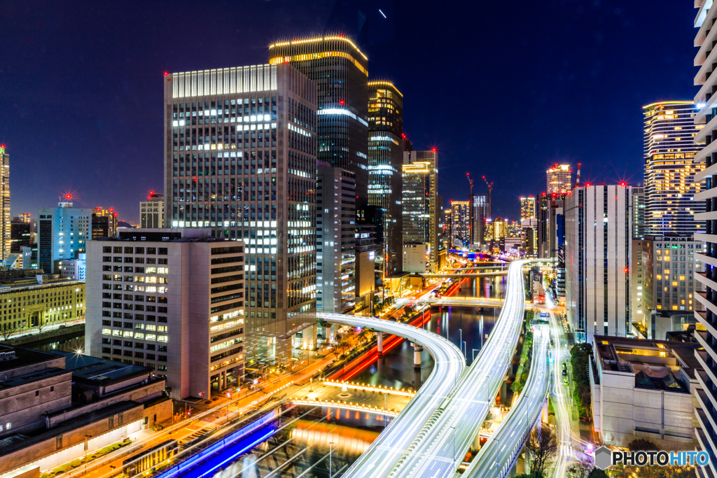 阪神ハイウェイの夜景