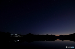 千丈寺湖の星景
