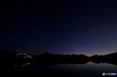 千丈寺湖の星景