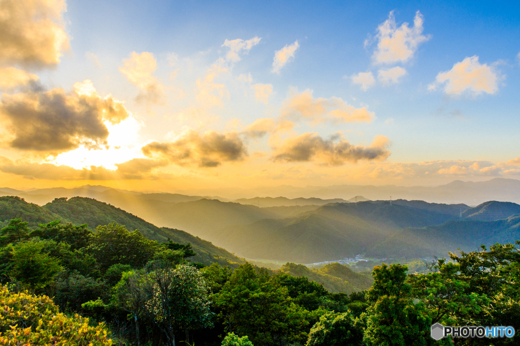 丹波篠山の夕景Ⅱ