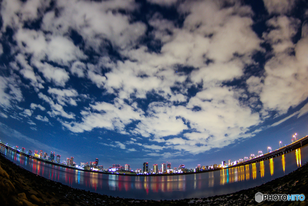 真夜中の淀川