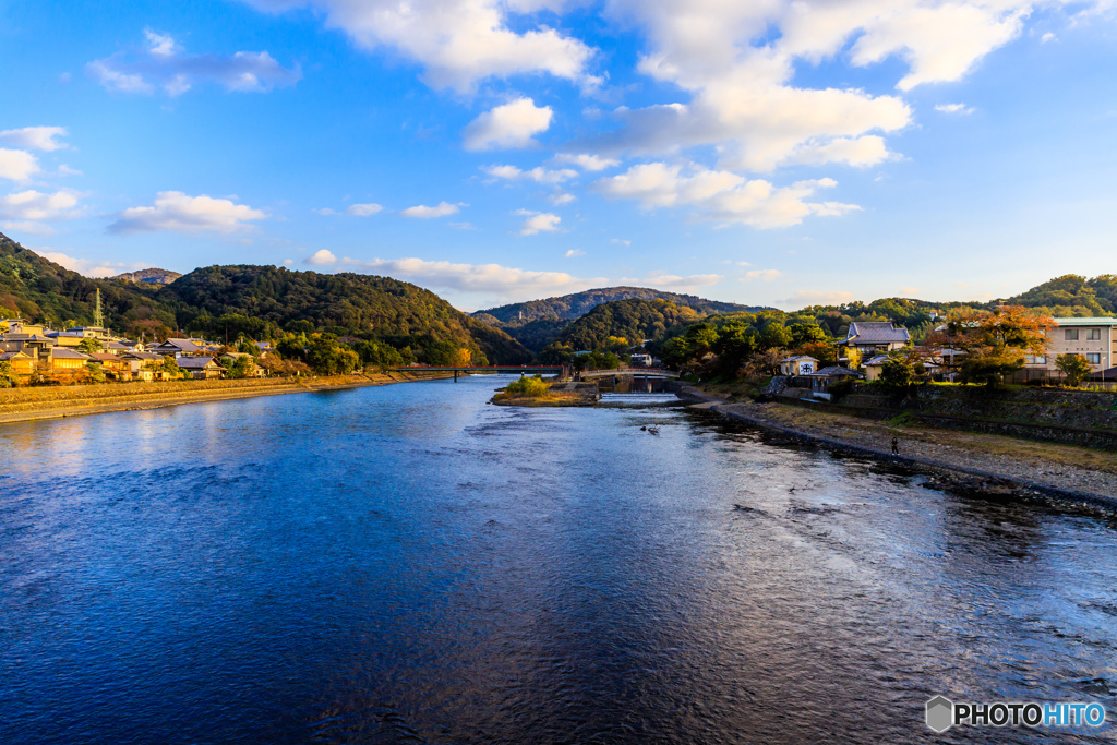宇治川の光景