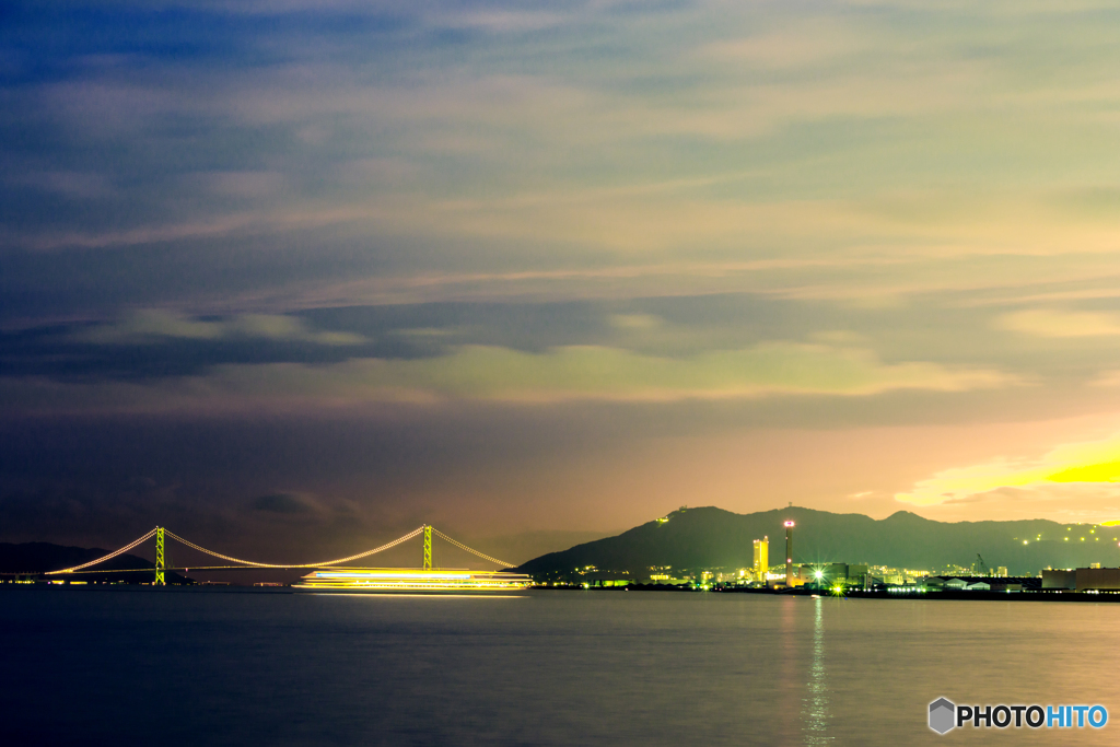 港島からの夜景