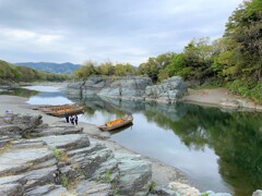 秩父のライン下りは閑散としてます