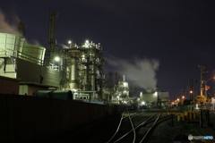 工場夜景　千鳥町