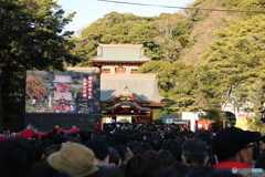 鎌倉　初詣は大混雑