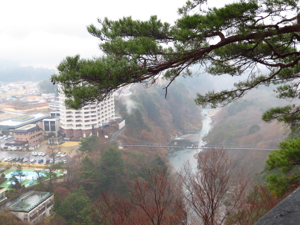 鬼怒川にて