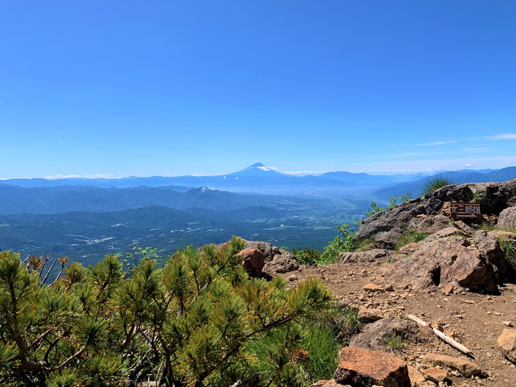 赤岳からの富士山