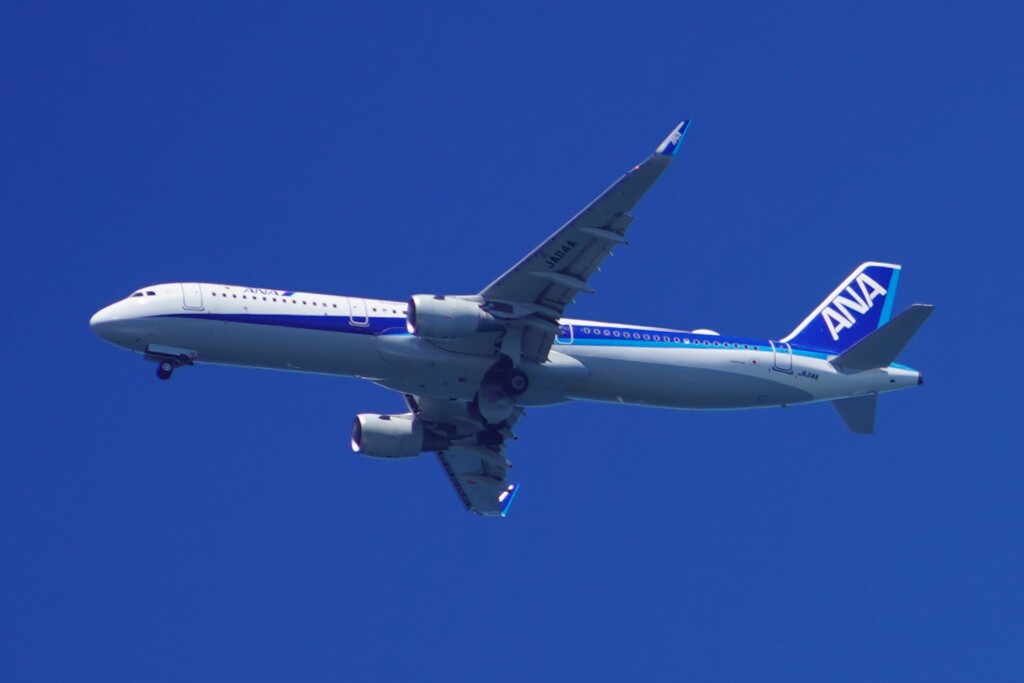 富山空港へ着陸の準備