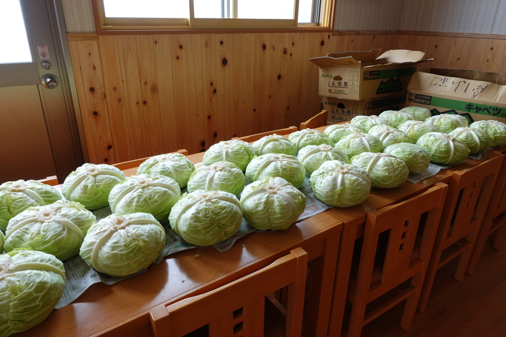 山小屋の準備