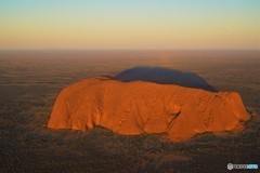 オーストラリアのウルル空撮