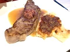 俺のフレンチでお肉食べてきた