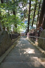 神社の階段