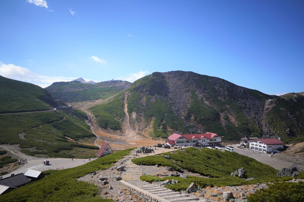 乗鞍岳は遥かかなた