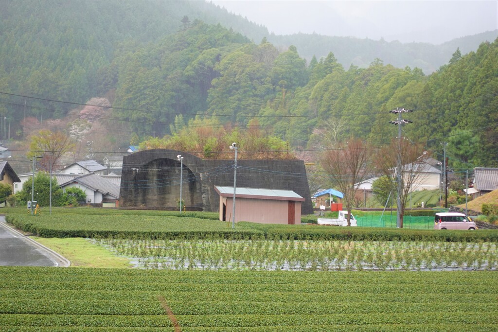 日本一短いトンネルだそうです。