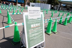 シャンシャンの受付