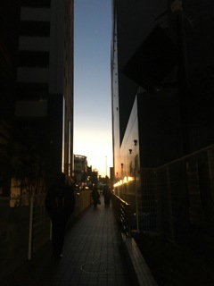 夕暮れ