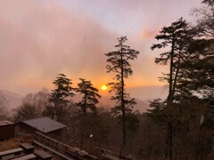 雲取山からの日の出