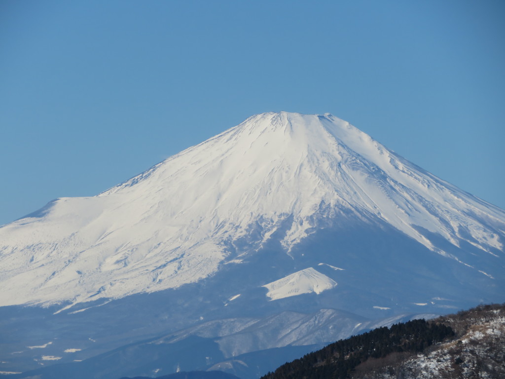 大山からの富士