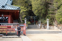 男体山　閉山中