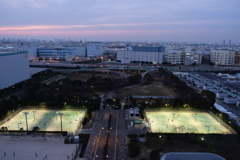 川崎マリエンからの夕焼け