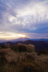 ダイヤモンド富士　蛭ヶ岳