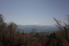 陣馬からの富士山