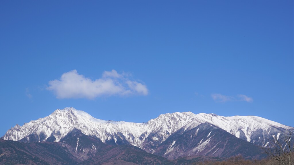八ヶ岳きれい！