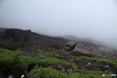 富士山　2017　富士吉田登山道