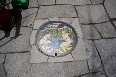 代わったマンホール