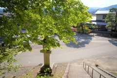 三葉が降りたあの階段です。