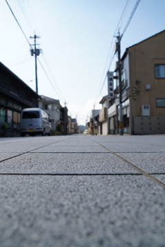 八尾の町並み