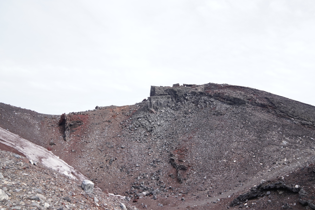富士山　火口