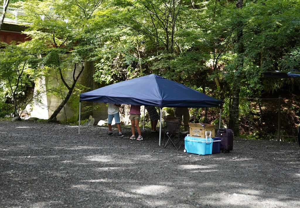 ４つ足のから傘お化け