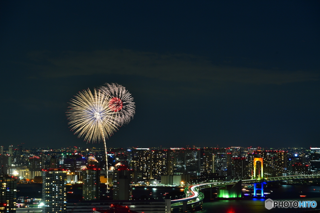 お台場レインボー花火