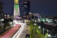 東京スカイツリー＆光跡