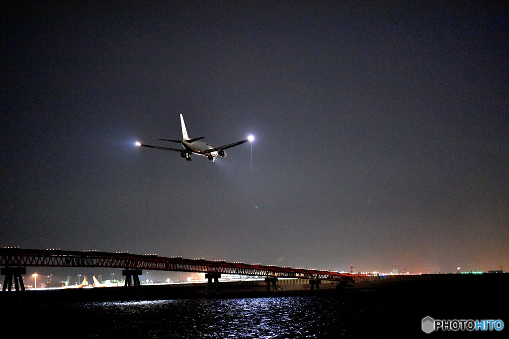 城南島から羽田空港