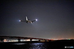 城南島から羽田空港