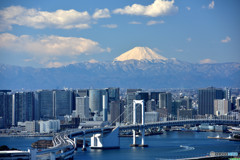 富士山＆レインボーブリッジ