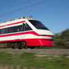 特急電車がびゅーん