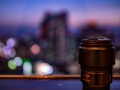 夜景と望遠レンズ
