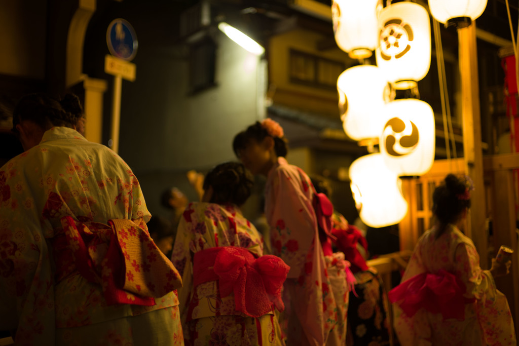 祇園祭　宵山の光景