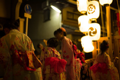 祇園祭　宵山の光景