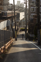 春の坂道