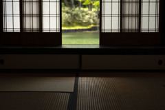 座して眺める