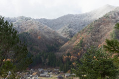 晩秋の山里